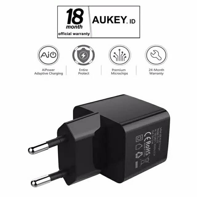 Củ Sạc Aukey Pa-u32 Mini 2 Cổng