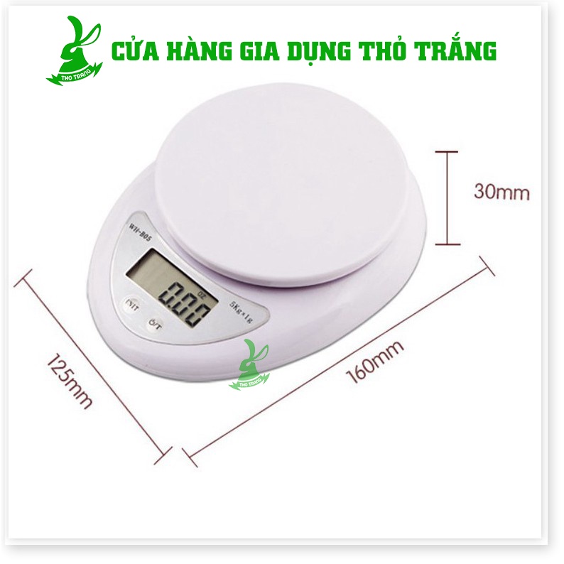 Cân tiểu ly điện tử nhà bếp Electronic định lượng 1g - 5kg