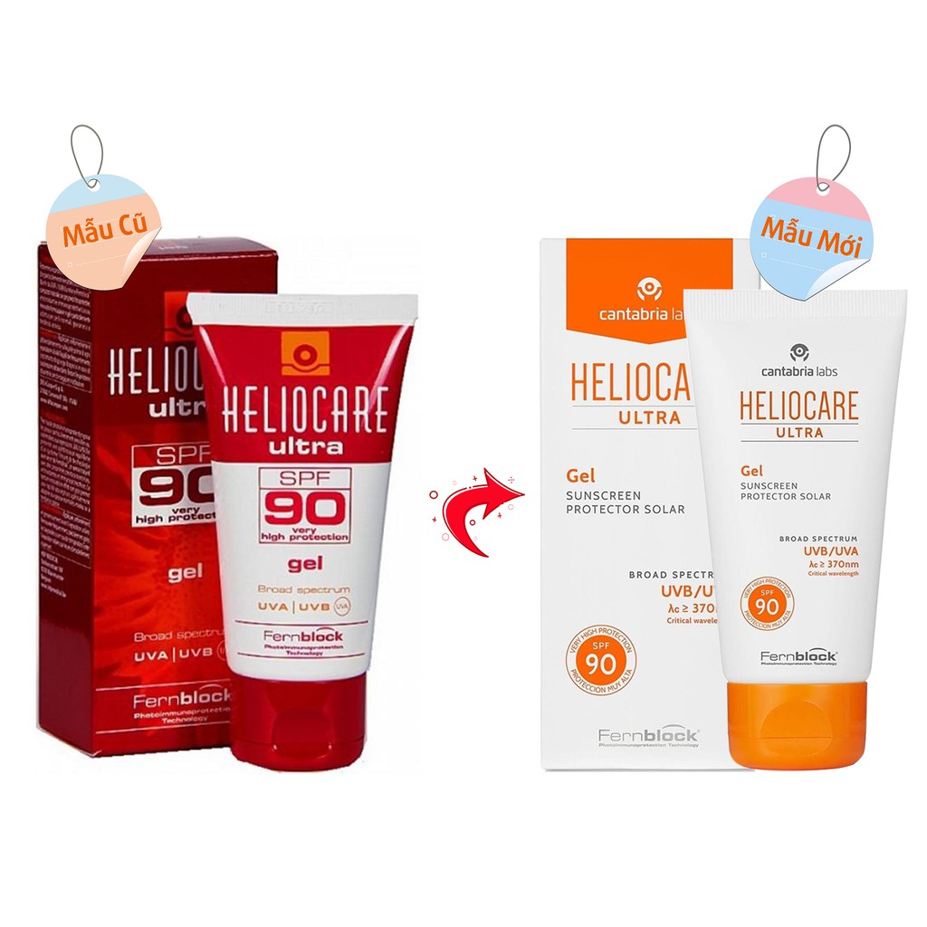 [TEM CTY] HELIOCARE Ultra Gel SPF90 50mL - Kem Chống Nắng Dạng Gel Dành Cho Da Nhờn Mụn.