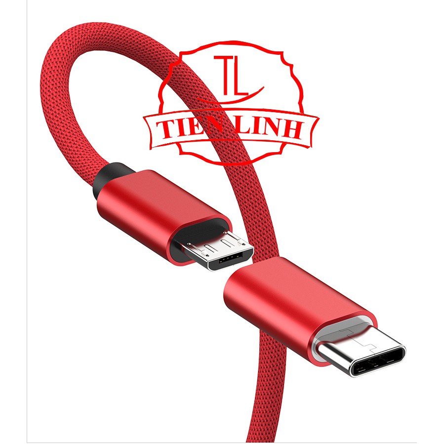 Đầu chuyển đổi OTG và SẠC PIN từ Micro USB sang Type C