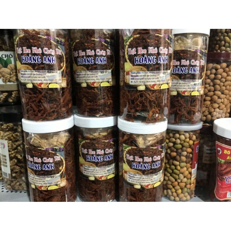 THỊT HEO KHÔ CHÁY TỎI (500G)