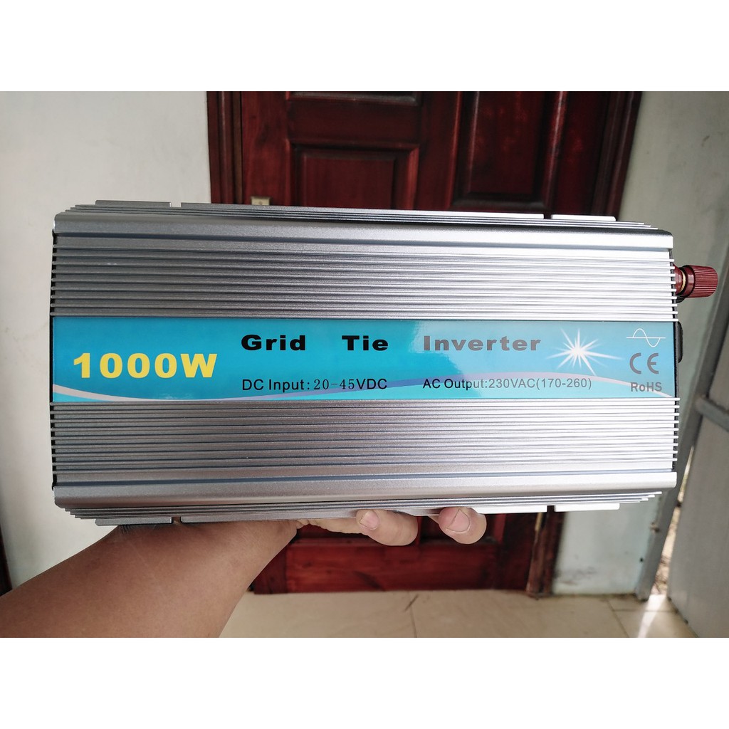 inverter hòa lưới - bộ hòa lưới mppt 20-45VDC 1000w