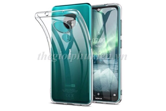 Ốp lưng silicon dẻo trong suốt Nokia 7.2