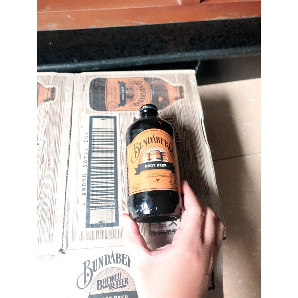 Bia Bundaberg Root Beer – Chai 375ml – Lốc 6 chai