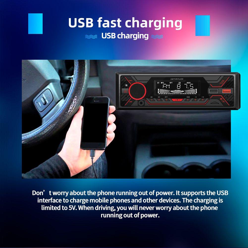 Máy Nghe Nhạc MP3 / FM / USB / AUX Tích Hợp Bảng Điều Khiển Dành Cho Ô Tô SHOUKEY