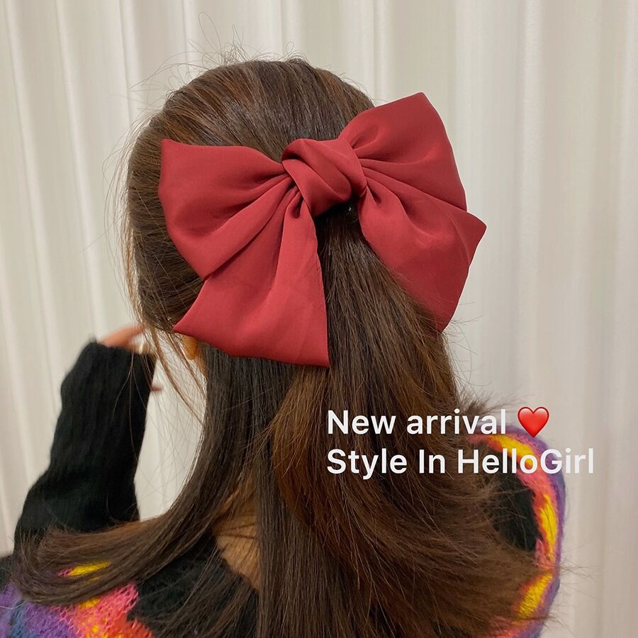 Kẹp Tóc Hình Nơ Lớn Dành Cho Nữ