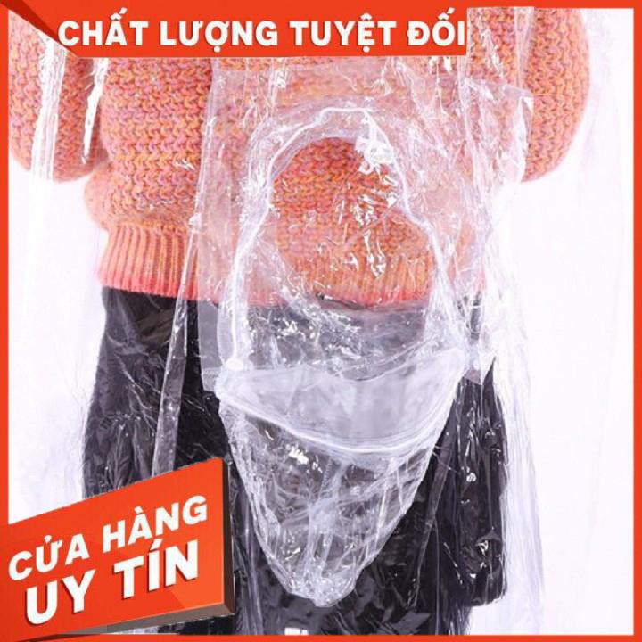 [XẢ KHO+FREE SHIP] Áo mưa trong suốt 1 đầu và 2 đầu tiện dụng