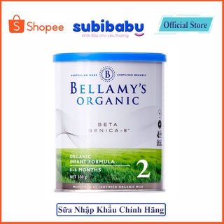 Sữa bellamy’s organic beta genica -8 số 2 lon 350g