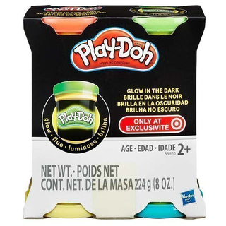 Bột nặn Play Doh 4 màu dạ quang B3670