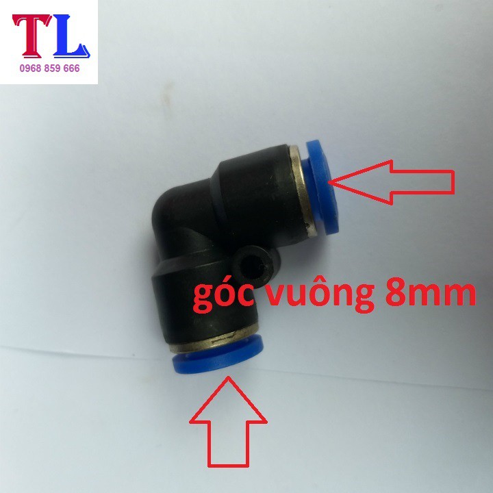 Cut nối góc nối ống phun sương 8mm,cho hệ thống phun sương