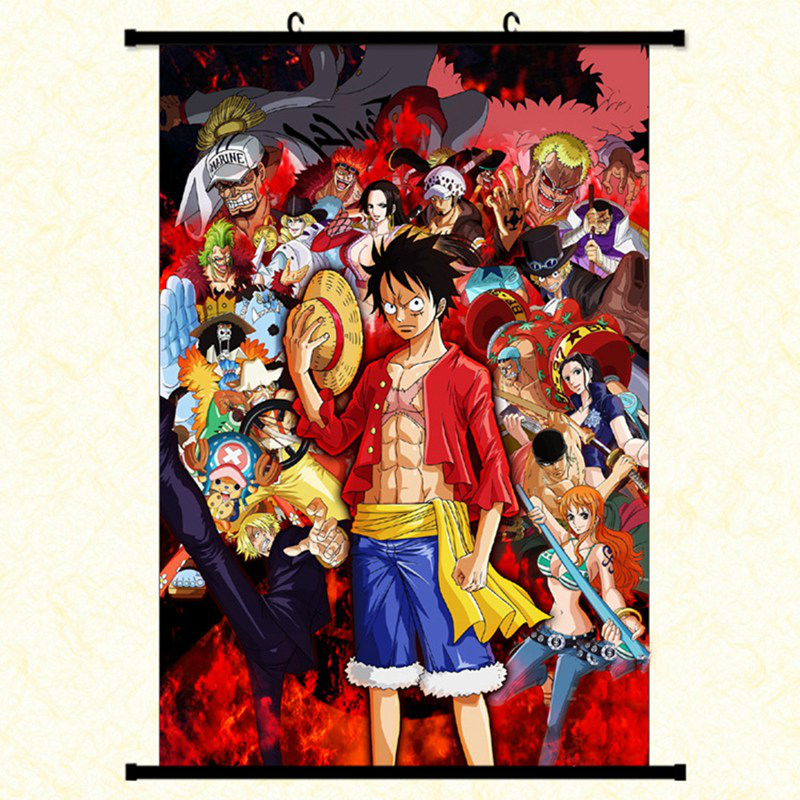 Tranh treo tường hoạ tiết nhân vật anime One Piece Nhật Bản