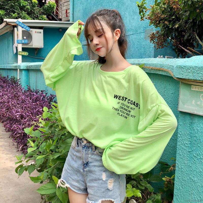 Áo thun tay dài dáng rộng