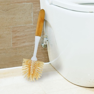 Mua HomeBase ACCO Bàn chải cọ nhà tắm bằng tre/nhựa YJZ13 H27.5XW8XD6 màu kem