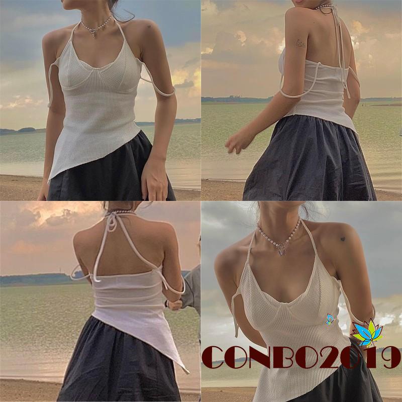 Áo không tay thoáng khí màu sắc đơn giản cho nữ