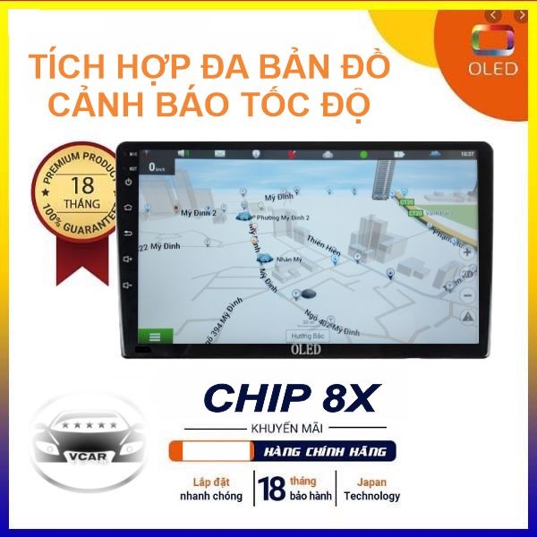 Màn Hình Android OLED C2 New Chip 8X có quạt tản nhiệt , Sim 4G, wifi Phiên bản 2022