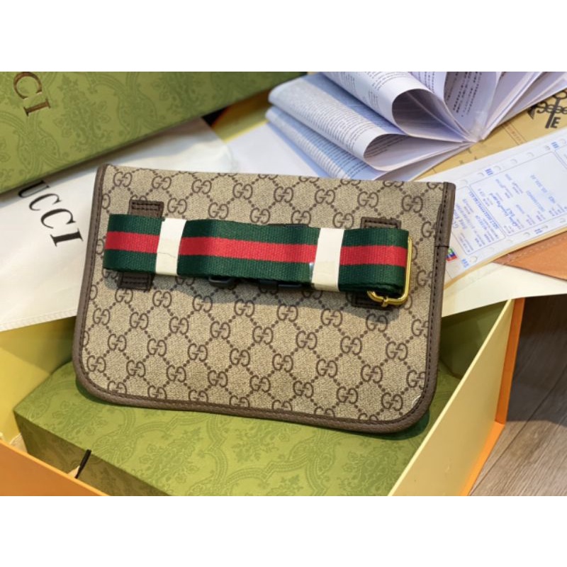 Túi đeo chéo unisex(nam&amp; nữ) sz25cm có mã code fullbox bill