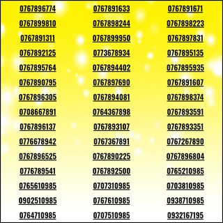 Sim số Mobifone chọn lọc
