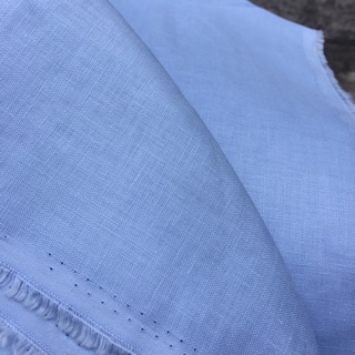 Vải linen tưng premium màu xanh da trời