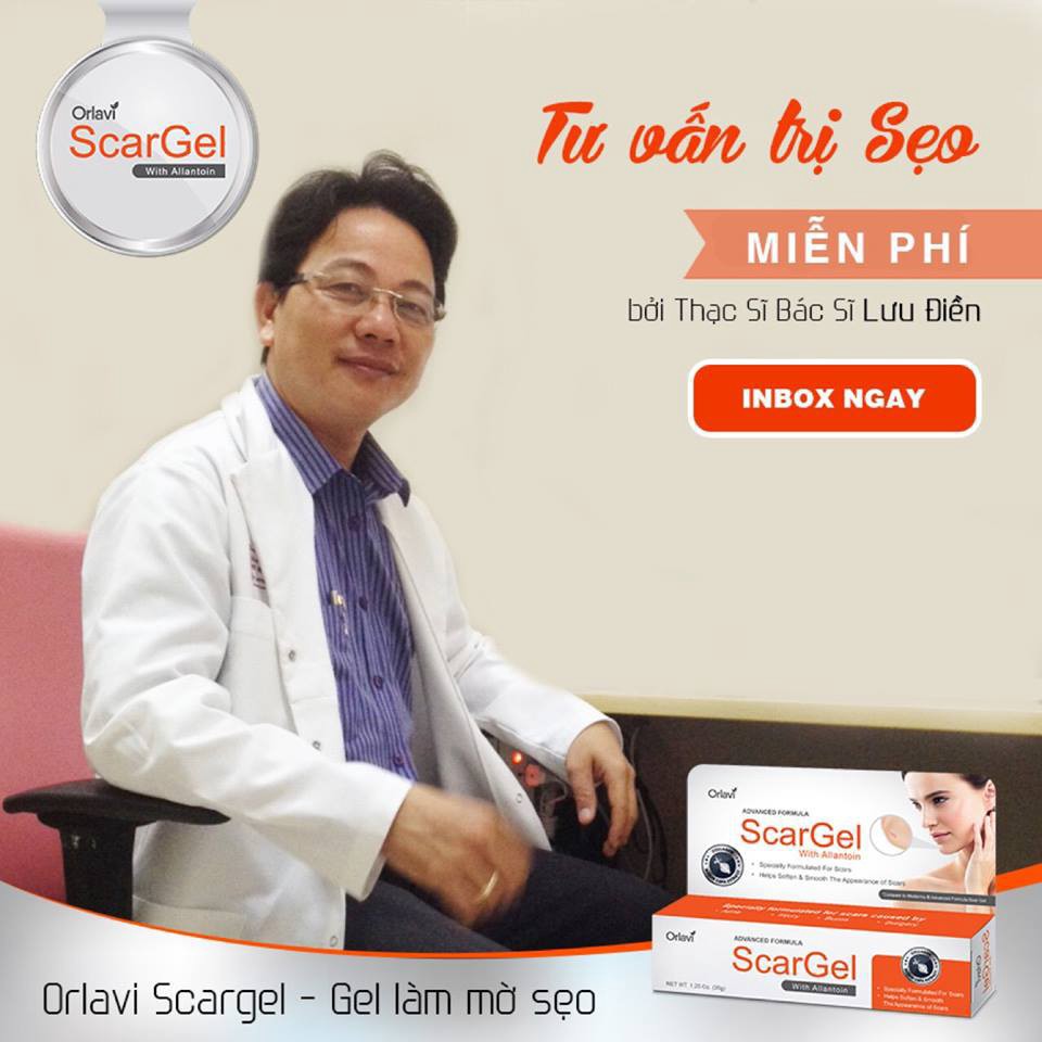 Kem Liền Sẹo Orlavi ScarGel Giúp Làm Mờ Các Loại Sẹo Phẫu Thuật, Tai Nạn, Mụn, Bỏng