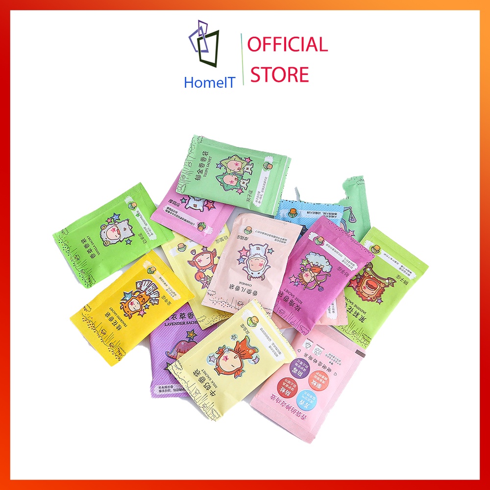 Túi thơm mini để tủ quần áo 12 cung hoàng đạo (giao ngẫu nhiên)