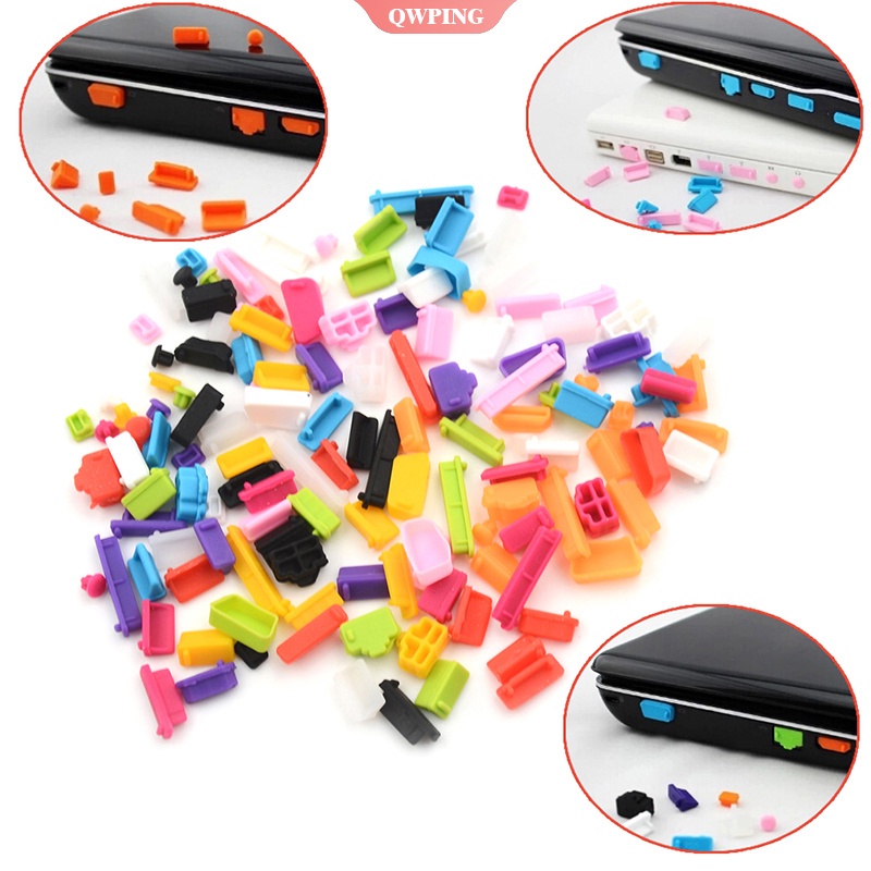 1 bộ 16 nút silicon bảo vệ chống bụi cho laptop USB 2.0/3.0