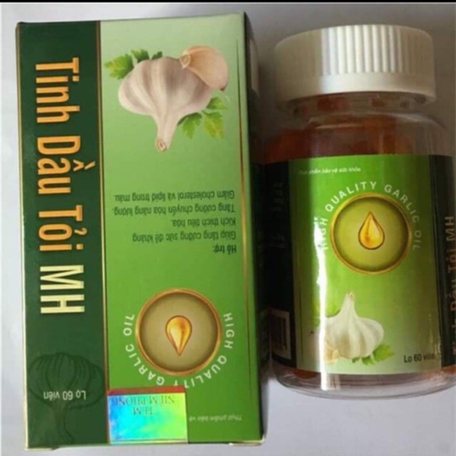 Tinh dầu tỏi MH - hỗ trợ tăng cường sức đề kháng, giảm cholesterol, lipid máu...