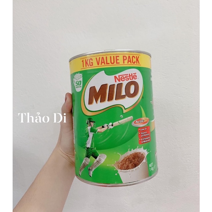 Sữa Bột Milo Nestle Úc 1kg - Bổ Sung Canxi Và Năng Lượng Cho Bé Từ 2 Tuổi