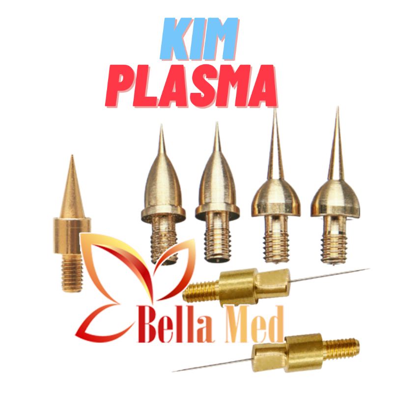 Kim máy nhấn mí plasma đầu kim vàng