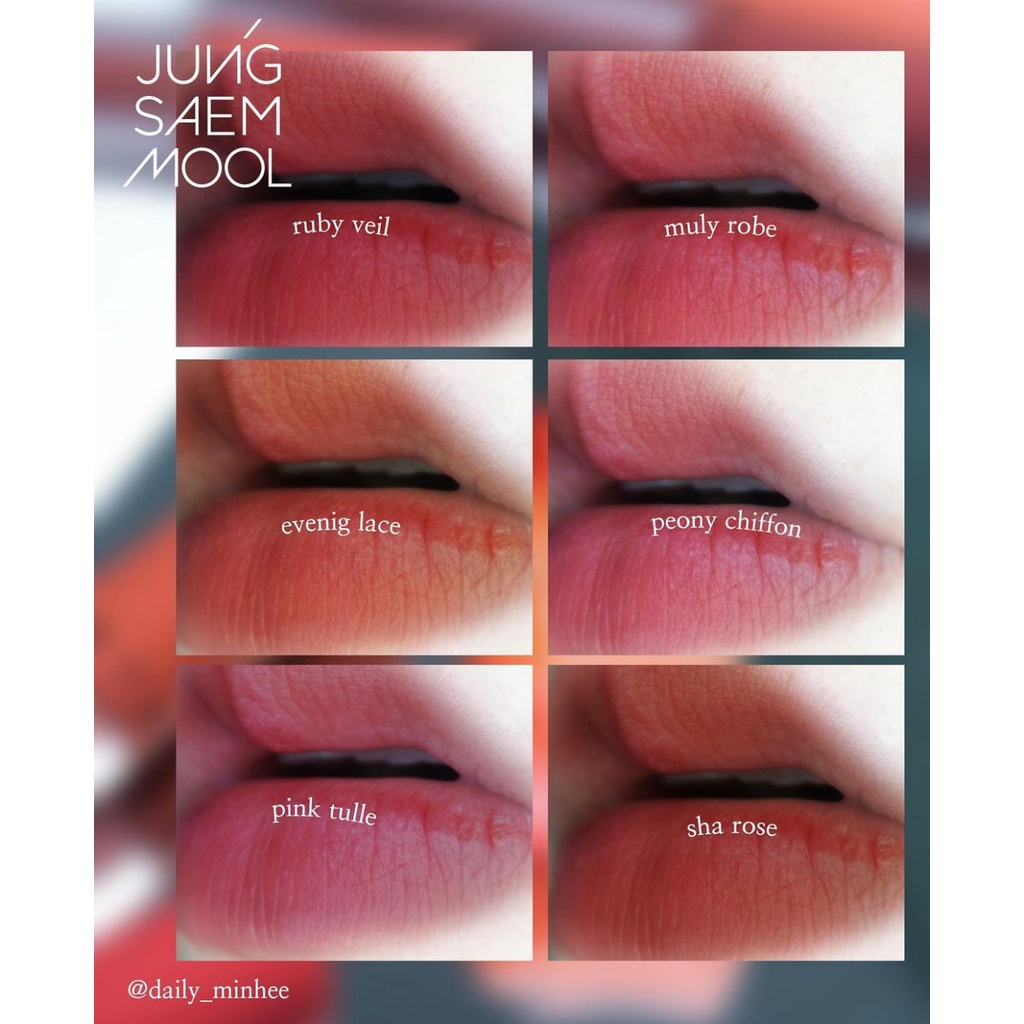 Son lì JUNG SAEM MOOL LIP PRESSION SEE THROUGH TINT
