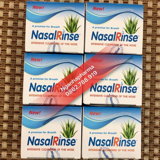 Muối rửa mũi Nasal Rinse (hộp 25 gói)