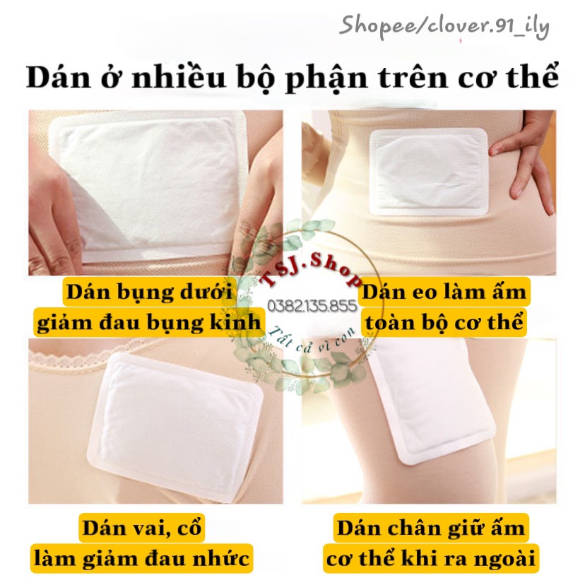 MIẾNG DÁN GIỮ NHIỆT CHUỘT TÚI KANGAROO, MIẾNG DÁN HÌNH CÔ GÁI GIỮ ẤM CƠ THẺ, GIẢM ĐAU BỤNG KINH