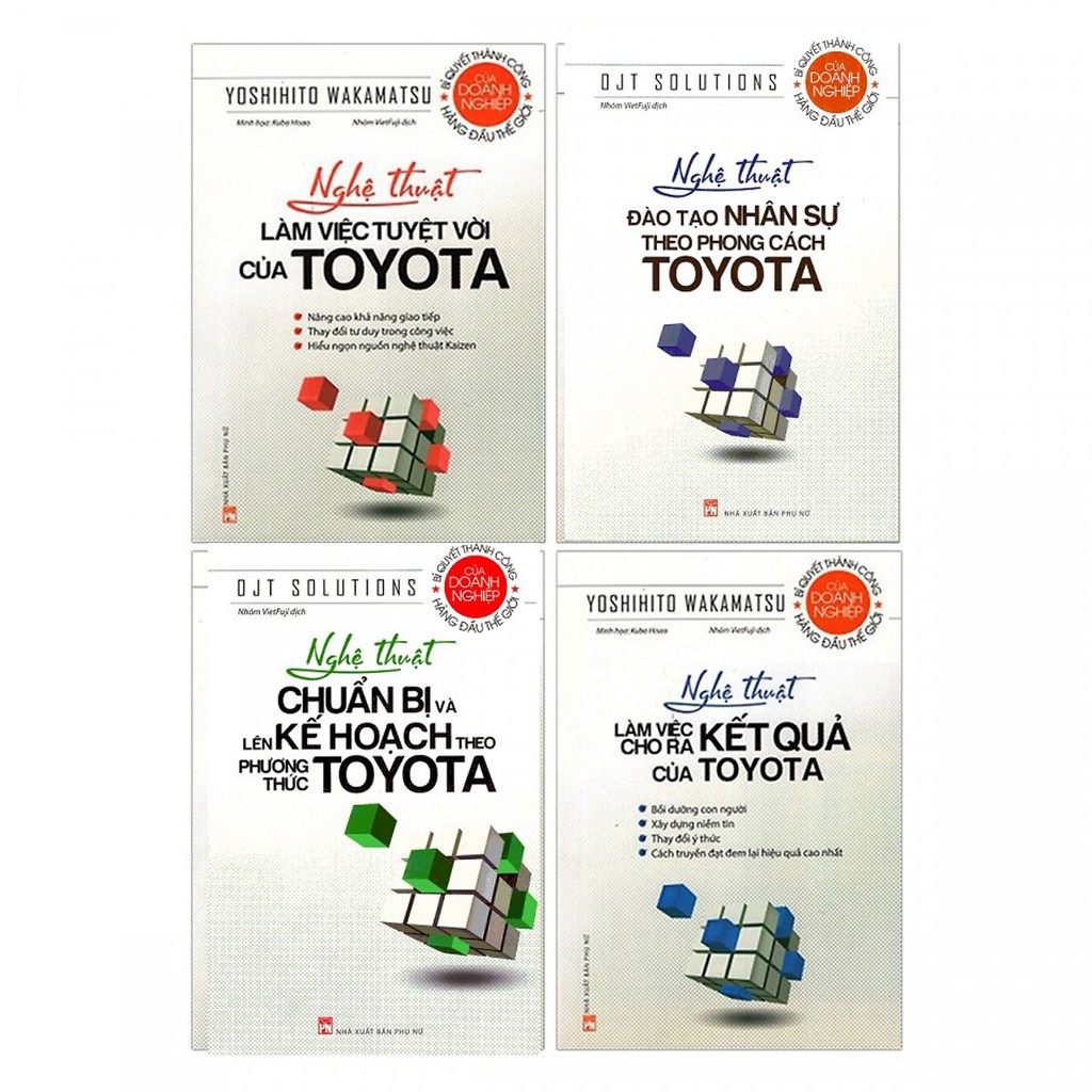 Sách Phụ Nữ - Combo Nghệ Thuật Của Toyota (4 Cuốn)