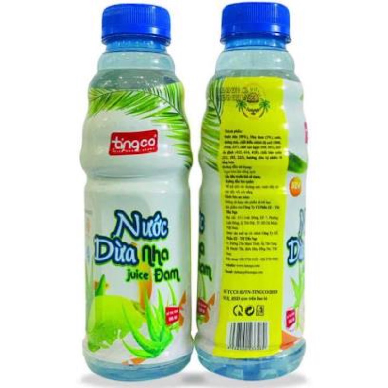 Thùng 24 chai nước yến nha đam TINGCO 500ml