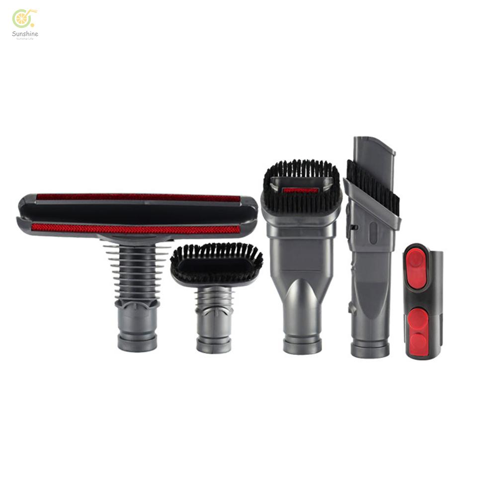 Dyson Bộ 5 Cọ Cứng + Bàn Chải Lông Cứng + Đầu Lông Mềm Tiện Dụng | BigBuy360 - bigbuy360.vn