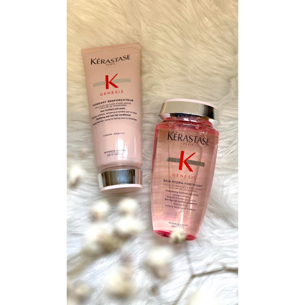 KERASTASE DẦU GỘI - XẢ CHỐNG RỤNG TÓC GENESIS ANTI HAIR-FALL FORTIFYING (COMBO-LẺ)
