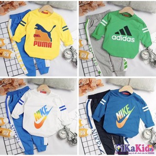 Bộ dài tay cho bé trai size đại thun cotton 4 chiều mềm mịn đồ bộ trẻ em