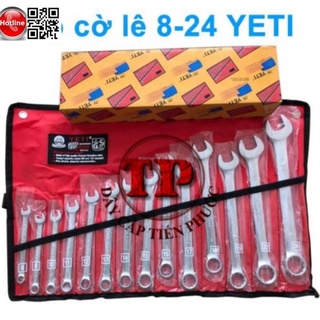 Bộ cờ lê yeti 14 cây tiêu chuẩn usa 8mm-24mm, bộ cờ lê yeti usa 14 chi tiết 8-24