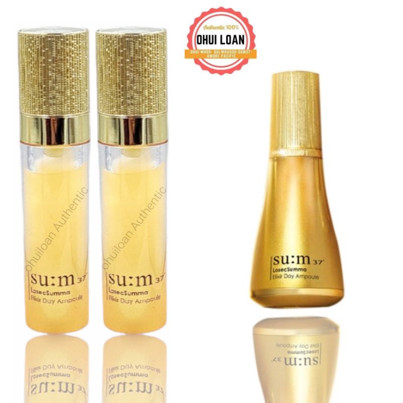 [ date 2025 ] Tinh chất vàng ban ngày Su:M37 Losec Summa Elixir Day Ampoule 10ml