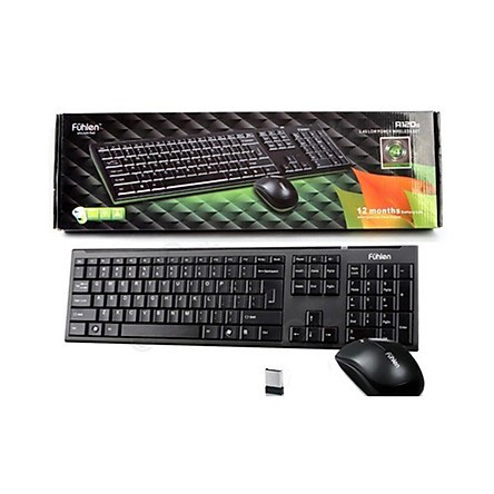 Bộ bàn phím chuột không dây A120G chính hãng Fuhlen chuyên PC Gaming và dành cho máy tính