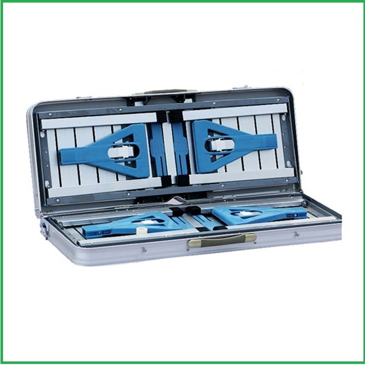 Bàn 4 ghế nhôm dã ngoại xếp gọn ZX17403,10kg, bàn 86x6 - Bàn ghế gấp gọn thành vali