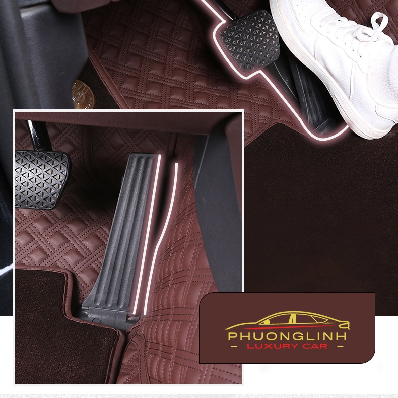 (Tặng tinh dầu) Thảm lót sàn ô tô 6d Hyundai Creta, da Pu cao cấp loại 1, chỉ dập chống nước hoàn toàn | BigBuy360 - bigbuy360.vn