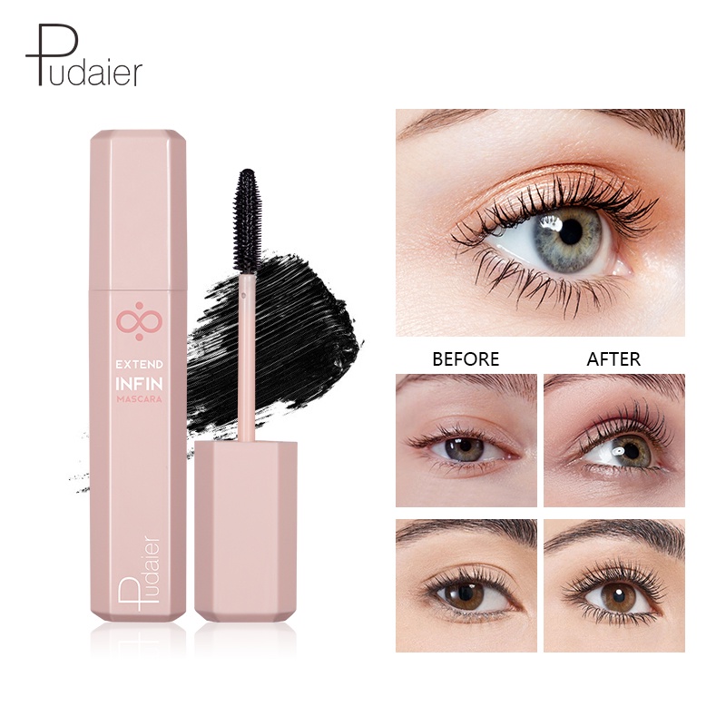 Mascara Pudaier 6g Lâu Trôi Chống Thấm Nước Chuốt Cong Mi