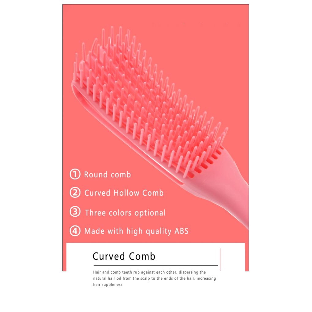 Professional Hair Brush Hair Care Spa Massage Comb for Salon Comfortable scalp Massage Comb Healthy Care 【vl】【In stock】