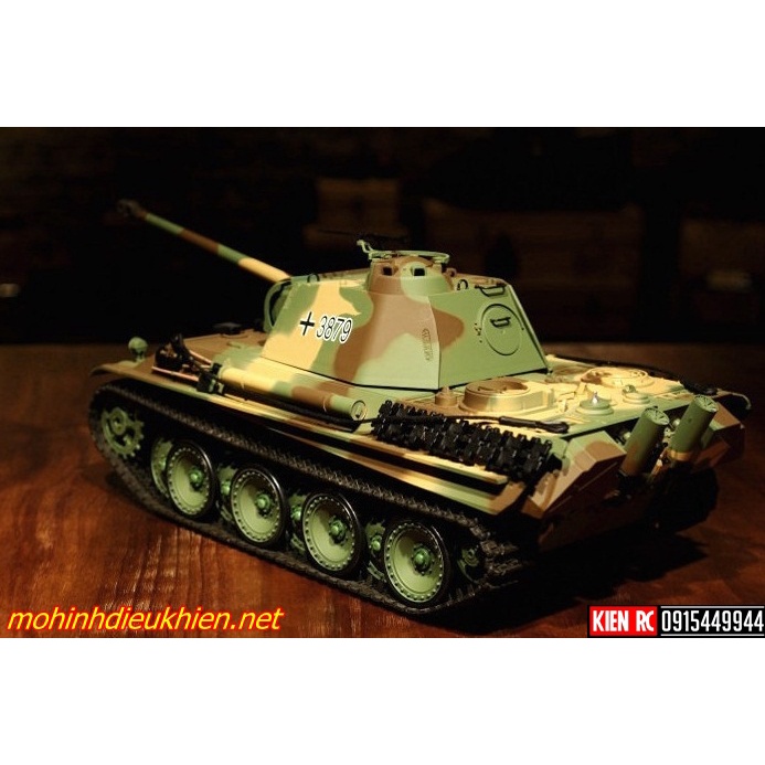 XE TĂNG ĐIỀU KHIỂN TỪ XA PANTHER G PHIÊN BẢN XÍCH NHỰA