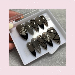 Nailbox thiết kế - Nailbox charm nơ