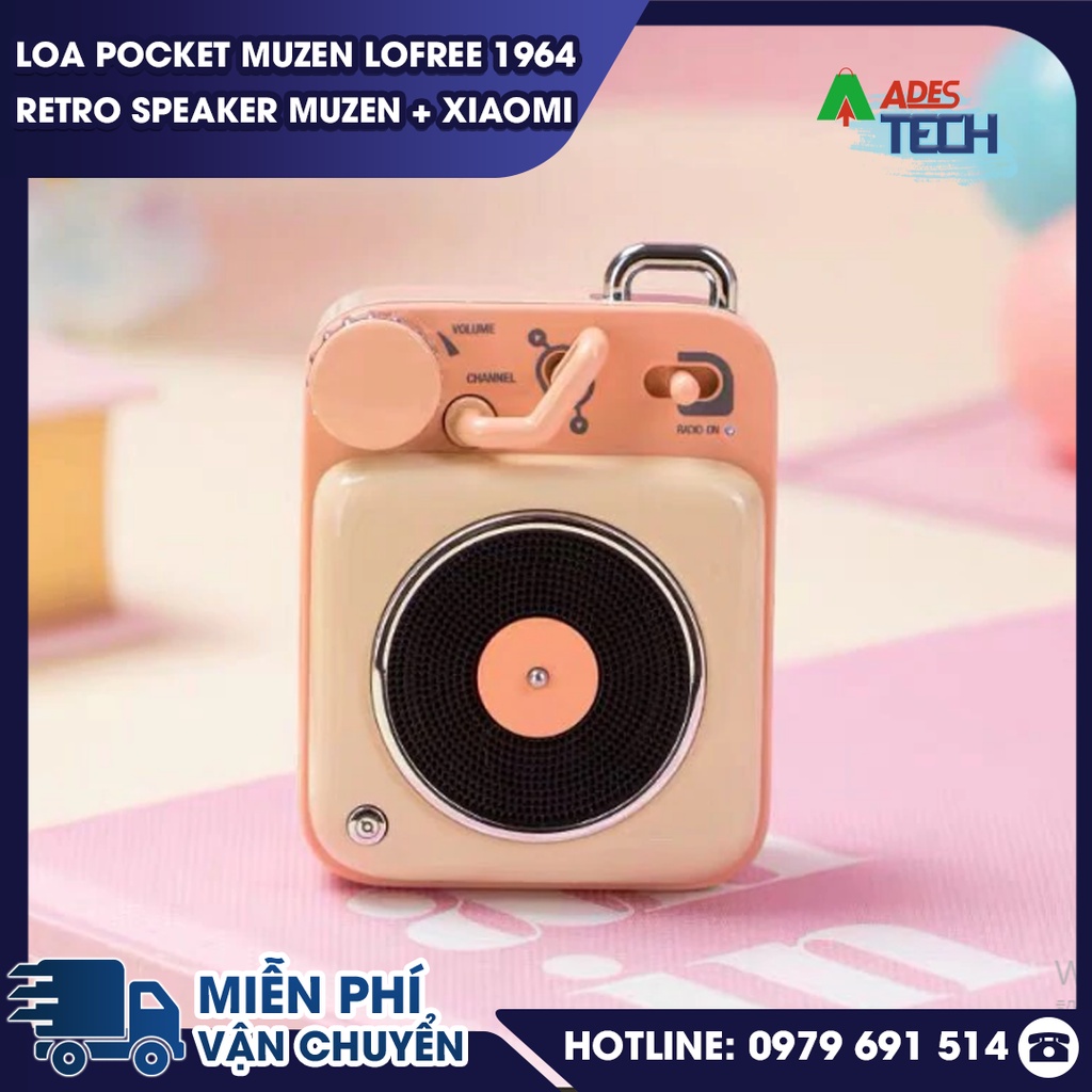 Loa Pocket Muzen Lofree 1964 | Retro Speaker MUZEN + XIAOMI | Loa Mini Bluetooth