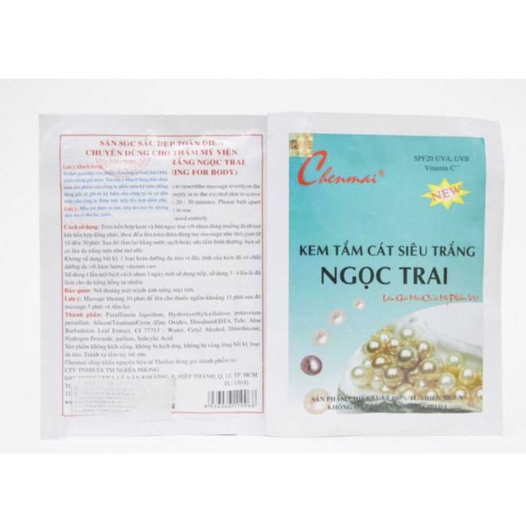 Tắm trắng Chenmai các loại