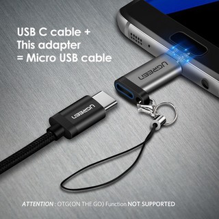 Đầu Chuyển Micro USB to USB Type C Ugreen 50590
