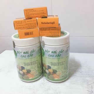 Combo lợi sữa tảo + ngũ cốc oganic