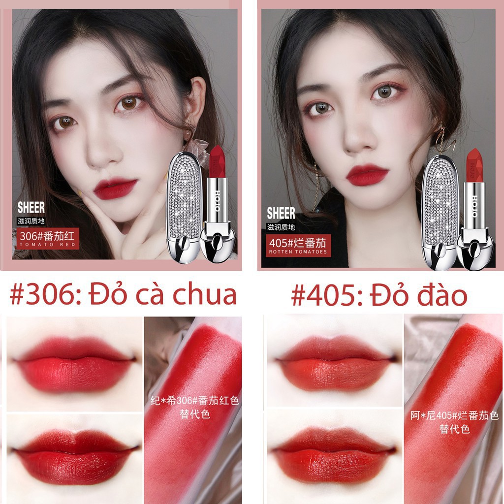 Son Lì HOJO Đính Hạt Lấp Lánh Có Gương Soi | BigBuy360 - bigbuy360.vn